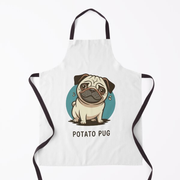 Item preview, Potato Pug Cute Dog Cartoon designed and sold by MonkiFlipp.