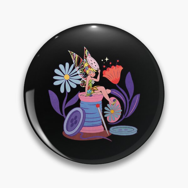 Item preview, Tinker Bell Fairy Buttons and Thread  designed and sold by ridingscali6.