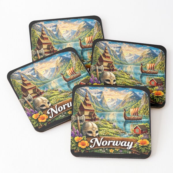 Item preview, Norway Fjords Viking Age designed and sold by Myra365Art.