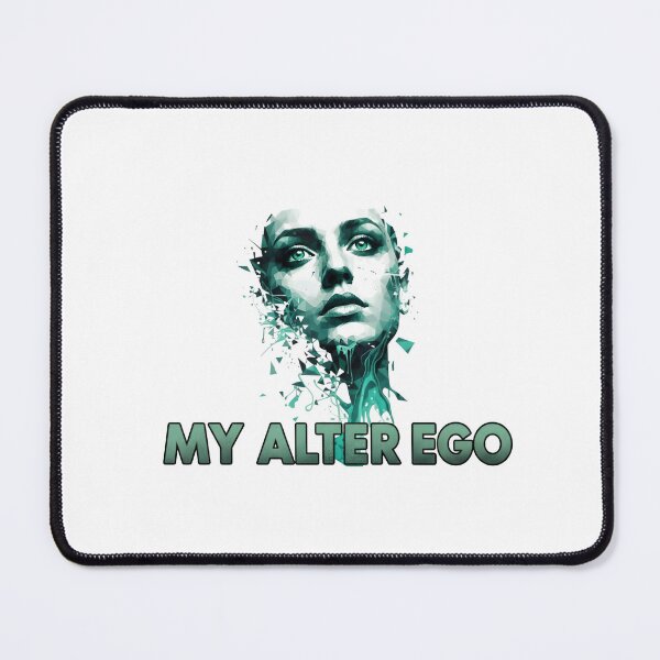 Item preview, My Alter Ego – Abstract Face Art T-Shirt designed and sold by LoganDzign.
