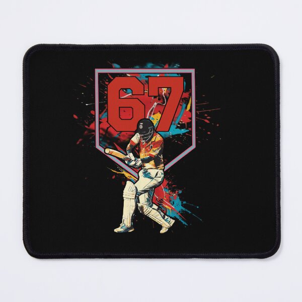 Item preview, Cricket Batsman 67 Bold Splash Art T-Shirt designed and sold by LashondaGreen89.