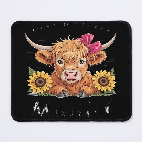 Item preview, Funny Just Little Moody Cute Highland Cow Mother’s Day designed and sold by FluoroWave.