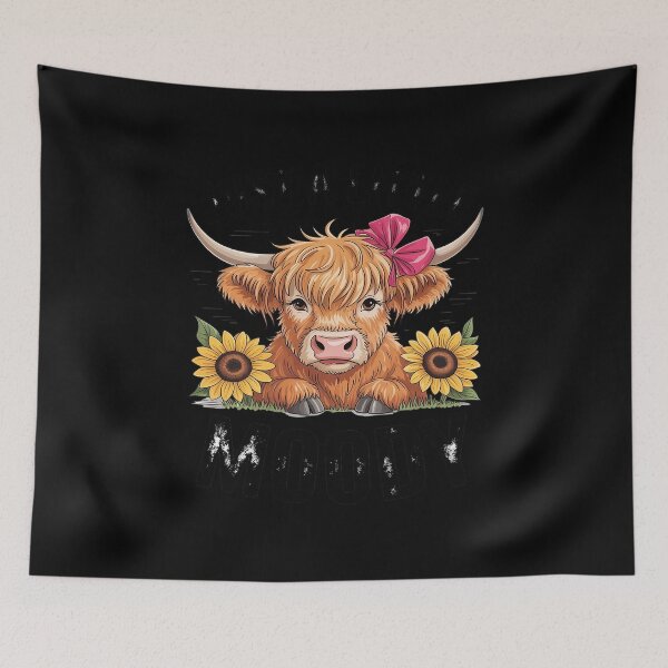 Item preview, Funny Just Little Moody Cute Highland Cow Mother’s Day designed and sold by FluoroWave.