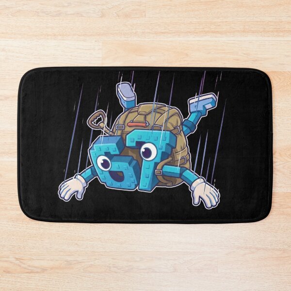 Item preview, Skydiving Pixel Bot Cartoon T-Shirt designed and sold by LashondaGreen89.