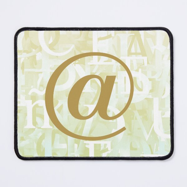 Item preview, @ with type letters  designed and sold by AlbertoRuiZ.