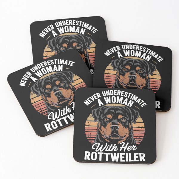 Item preview, Never Underestimate Woman With Rottweiler Rottie Rott Pet  designed and sold by FadeOfThrone.