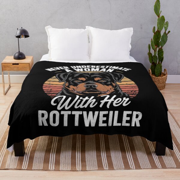 Item preview, Never Underestimate Woman With Rottweiler Rottie Rott Pet  designed and sold by FadeOfThrone.