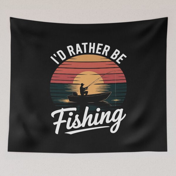 Item preview, I’d Rather be Fishing Present for Fisherman Angling designed and sold by nicomitchell.