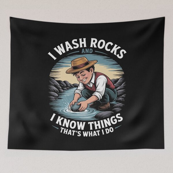 Item preview, I Wash Rocks And I Know Things - Gold Panner Gold Mining designed and sold by nicomitchell.