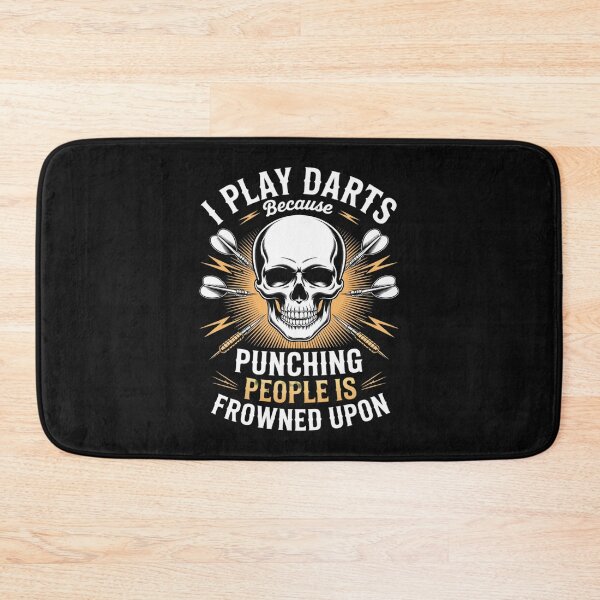 Item preview, I Play Darts Because Punching People Is Frowned Upon designed and sold by nicomitchell.