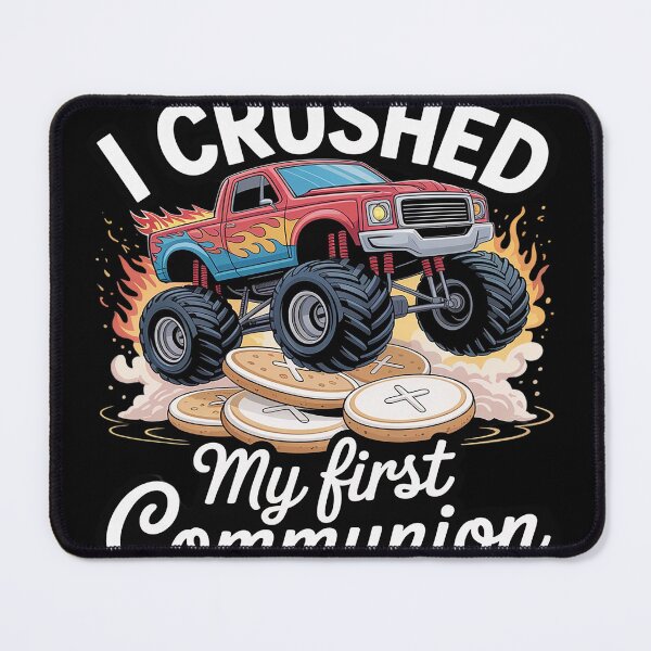 Item preview, Funny My first communion monster truck designed and sold by FluoroWave.
