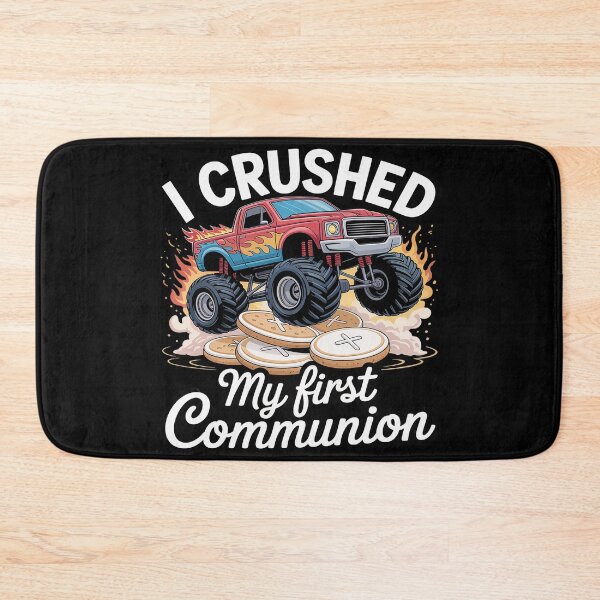 Item preview, Funny My first communion monster truck designed and sold by FluoroWave.