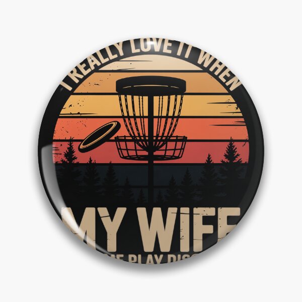 Item preview, I Love When My Wife Lets Me Play Disc Golf Frisbee Golfing designed and sold by nicomitchell.