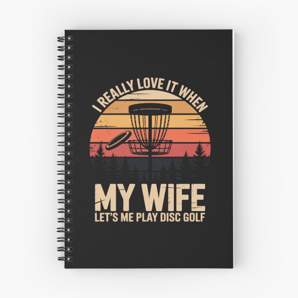 Item preview, I Love When My Wife Lets Me Play Disc Golf Frisbee Golfing designed and sold by nicomitchell.