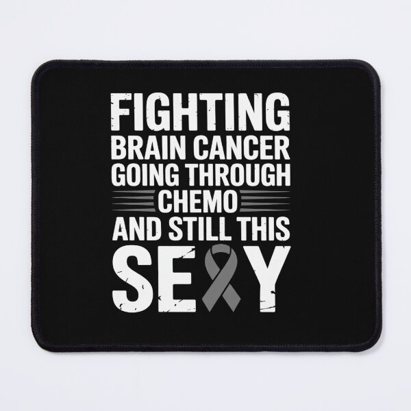 Item preview, Fighting Brain Cancer Chemo Sexy Fighter Awareness designed and sold by KonopikaaArt.