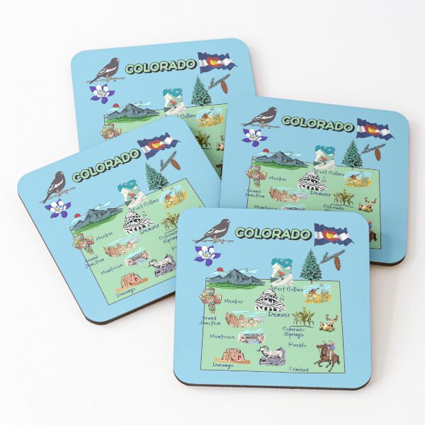 Item preview, Colorado State Map, The Ultimate Adventure & Nature Guide designed and sold by mashmosh.