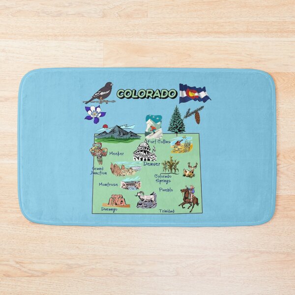 Item preview, Colorado State Map, The Ultimate Adventure & Nature Guide designed and sold by mashmosh.