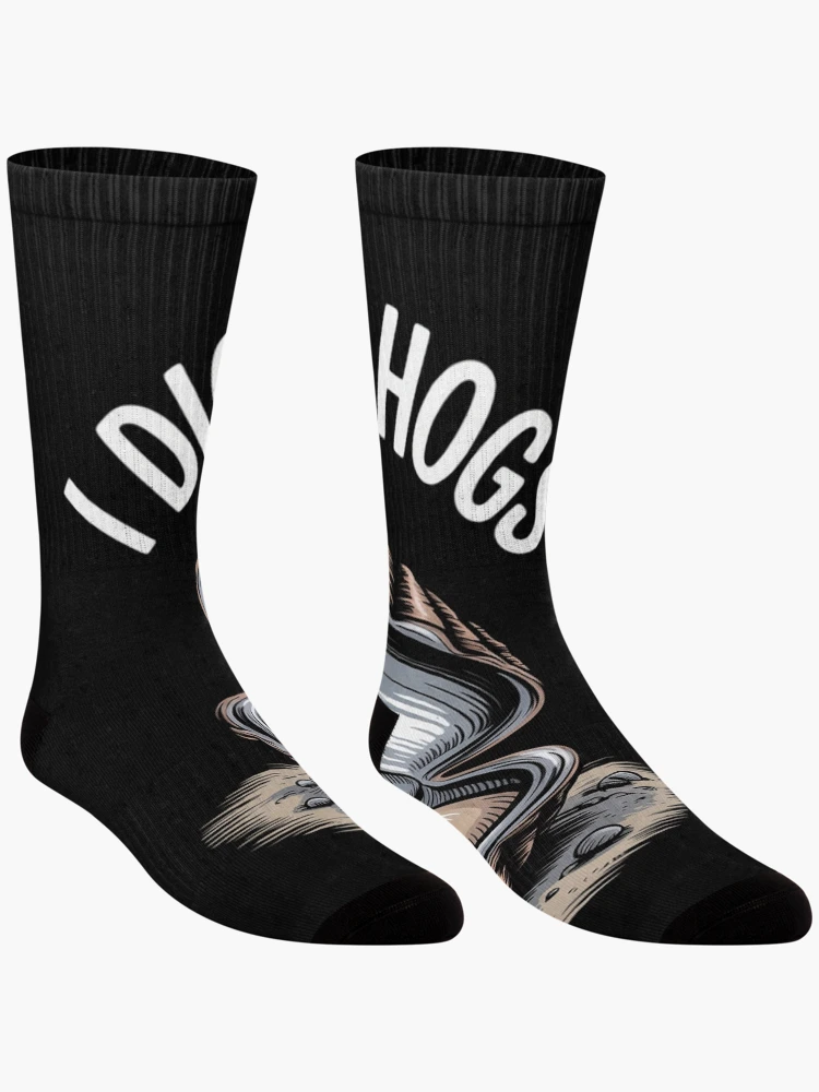 Thumbnail 3 of 5, Socks, I Dig Quahogs Shells Dig Rake designed and sold by nicomitchell.