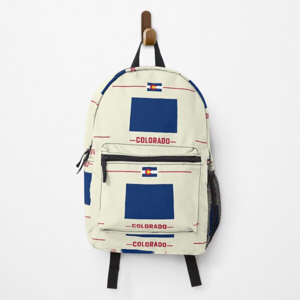 Item preview, Colorado State Silhouette - Minimalist Navy & Red Design designed and sold by mashmosh.