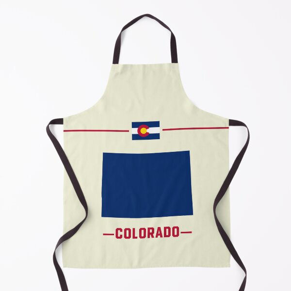 Item preview, Colorado State Silhouette - Minimalist Navy & Red Design designed and sold by mashmosh.