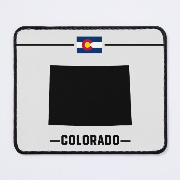 Item preview, Colorado State Silhouette - Minimalist Flag Style designed and sold by mashmosh.