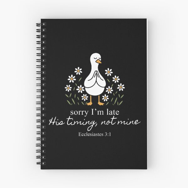 Item preview, Sorry I'M Late His Timing Not Mine Christian Goose God Funny designed and sold by knjisapueyesq.