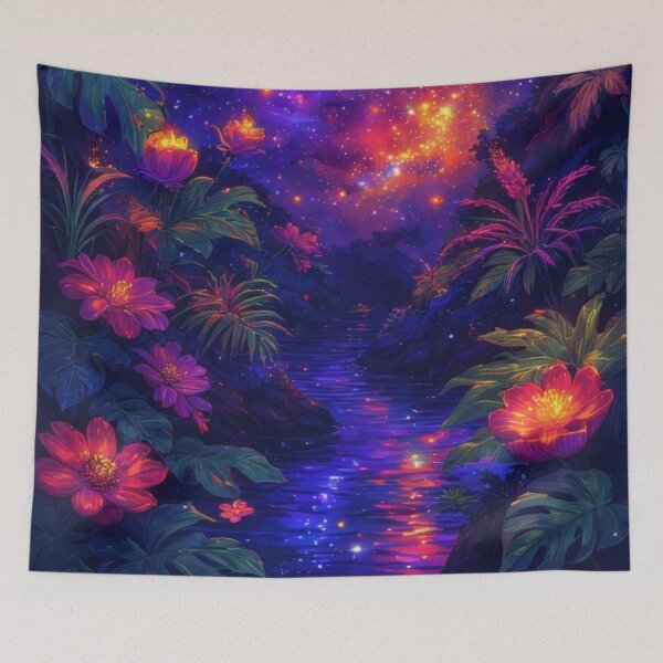 Item preview, Starry night over tropical paradise designed and sold by Mianku | Für das Leben.