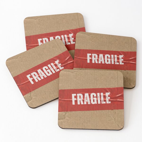 Item preview, Fragile - Cardboard Box and Red Tape Aesthetic designed and sold by Everyday Epics.