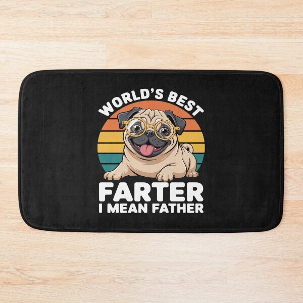 Item preview, World's Best Farter I Mean Father Funny Fathers Day Dog designed and sold by JessicaWalshdf.