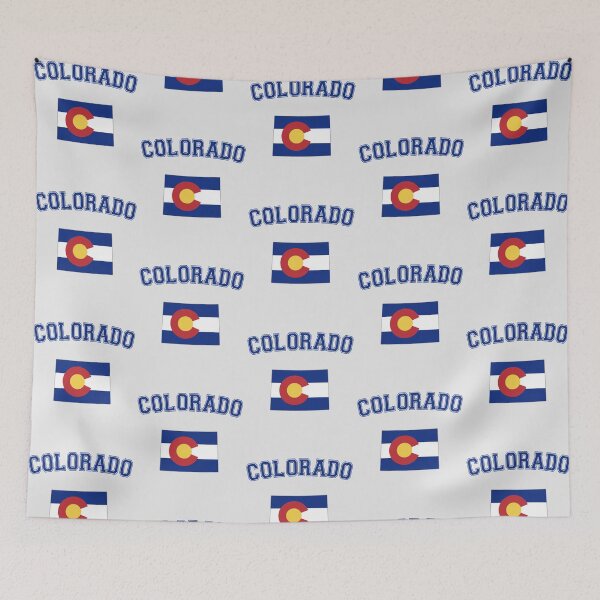 Item preview, Colorado Pride - Retro Varsity Style State Flag Design designed and sold by mashmosh.