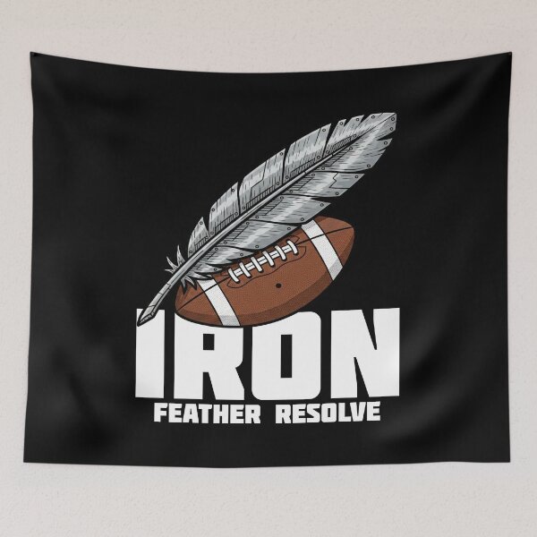 Item preview, IRON FEATHER RESOLVE - PHILADELPHIA FOOTBALL designed and sold by KEF Custom.
