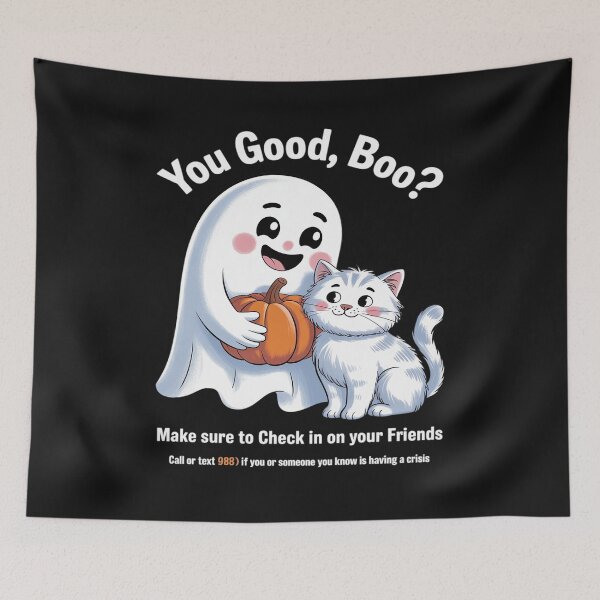 Item preview, You Good Boo 988 Suicide Prevention Mental Health Awareness designed and sold by JessicaWalshdf.