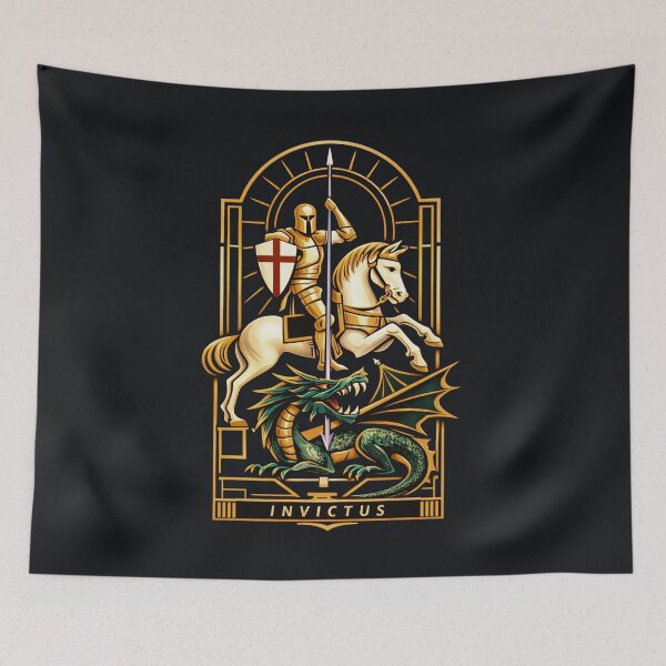 Aperçu de l'œuvre Saint Georges et le Dragon créée et vendue par Sanctum Icons.