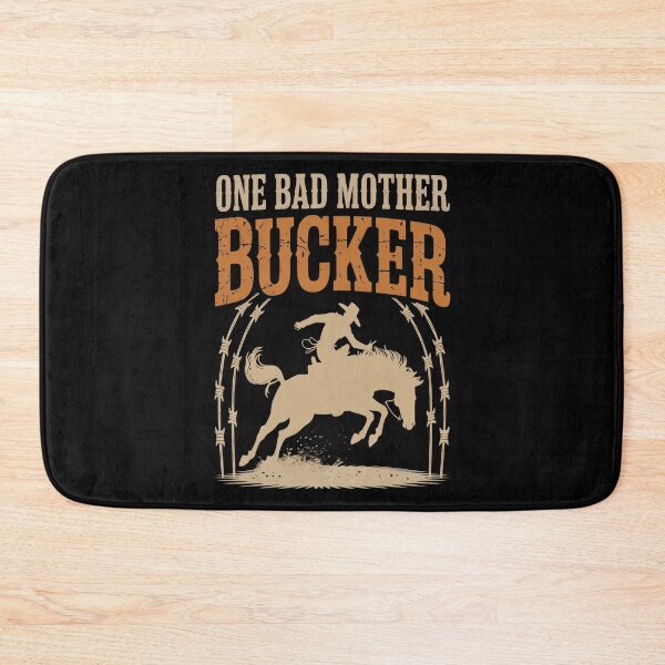 Item preview, Funny Rodeo One Bad Mother - Sarcastic Bucker Cowboy Pun designed and sold by Voidbinder.