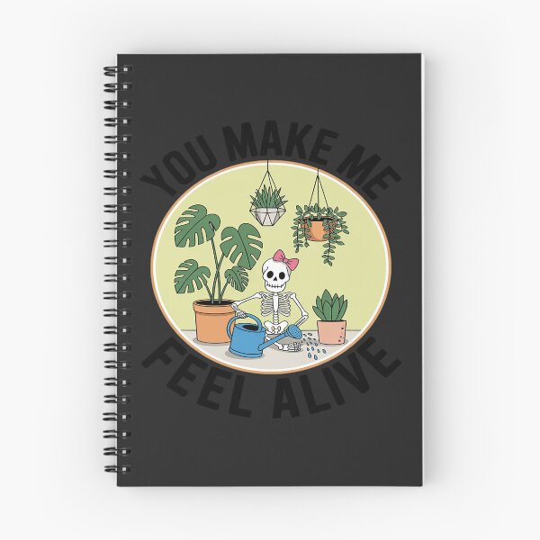 Item preview, You Make Me Feel Alive Skeleton Plants Garden Lady Halloween designed and sold by JessicaWalshdf.
