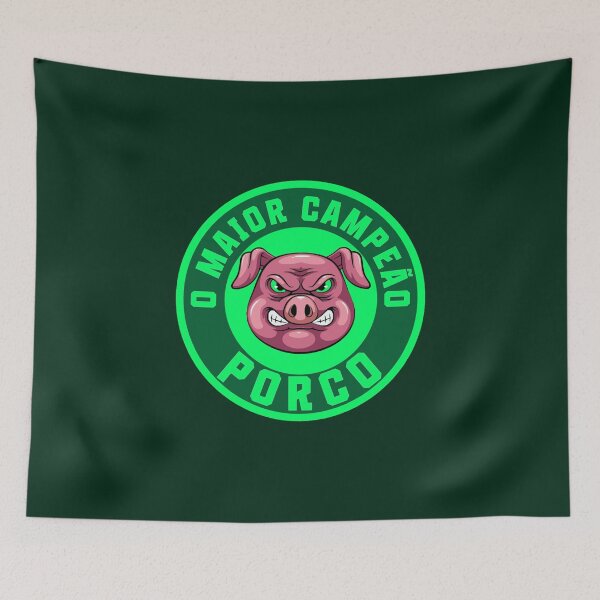 Item preview, O Maior Campeão Porco animated green designed and sold by VRedBaller.