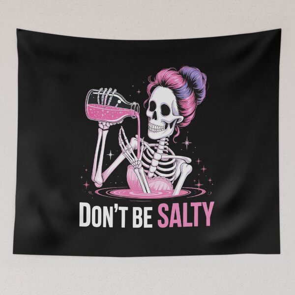 Item preview, Funny Salty Quote Cute Pinky Skeleton Lovers designed and sold by Voidbinder.