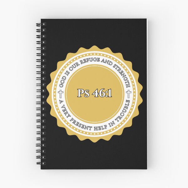 Item preview, Psalm 46:1 Bible Verse – Christian Faith & Strength (KJV) designed and sold by Clothed in Scripture.