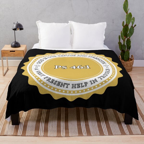 Item preview, Psalm 46:1 Bible Verse – Christian Faith & Strength (KJV) designed and sold by Clothed in Scripture.
