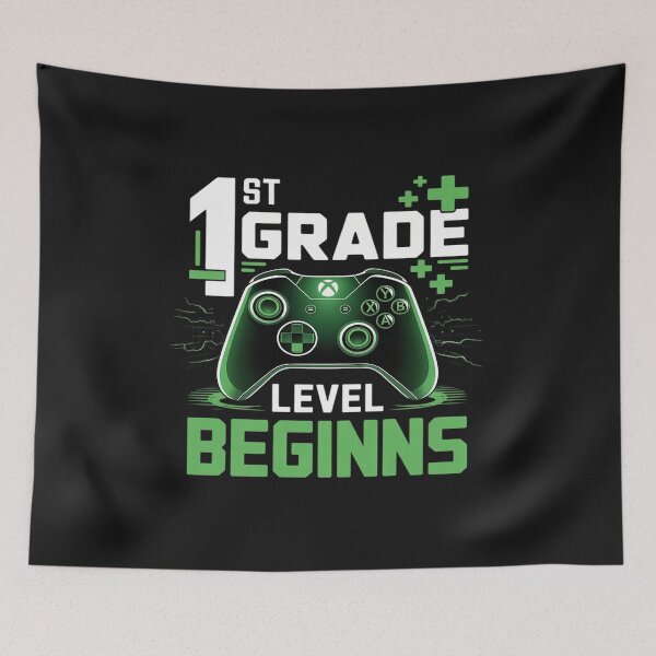 Item preview, 1st Day of 1st Grade Level Begins First Grade Gaming designed and sold by JessicaWalshdf.