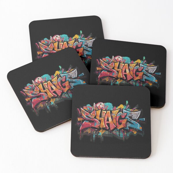 Item preview, Urban Splash Letter Art – Vibrant Graffiti Burst designed and sold by phiawdesign9.