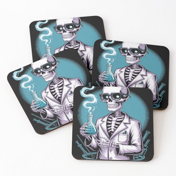 Item preview, Funny Skeleton Scientist Ready for Experiments designed and sold by Voidbinder.