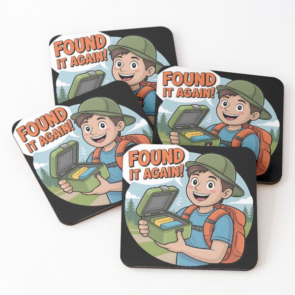 Item preview, Found It Again! Funny Geocaching Adventure T-Shirt designed and sold by ImaginedSpace7.