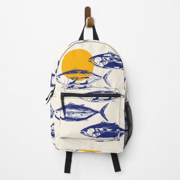 Item preview, Vintage Blue Tuna Minimalist Illustration designed and sold by MaiZephyr.