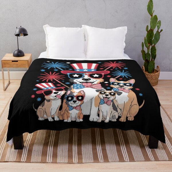 Item preview, Patriotic Dog 4th Of July  Dogs Lovers for Pet Owners  designed and sold by FadeOfThrone.