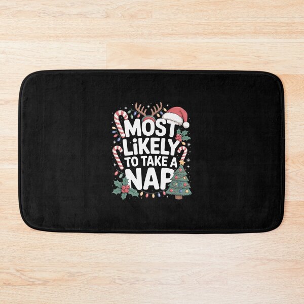 Item preview, Most Likely To Take A Nap Santa Xmas Family Christmas  designed and sold by SyntaxClaw.
