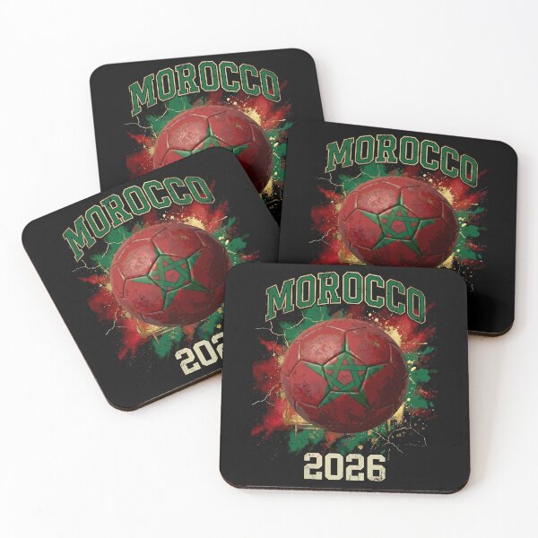 Item preview, Morocco 2026 Flag Paint Splash Soccer Ball designed and sold by Imaginationbeyond.