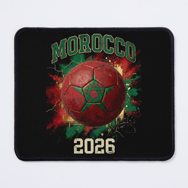 Item preview, Morocco 2026 Flag Paint Splash Soccer Ball designed and sold by Imaginationbeyond.