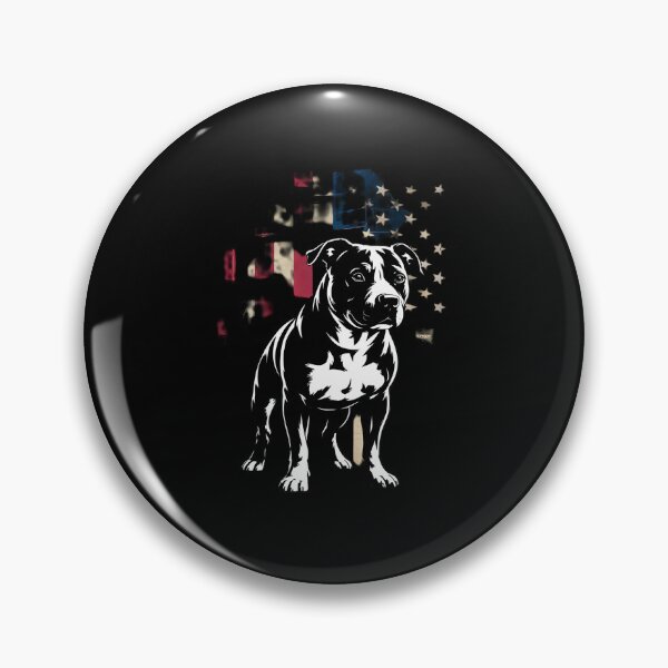 Item preview, Patriotic Pitbull Dog Lover 4th of July USA American Flag  designed and sold by FadeOfThrone.