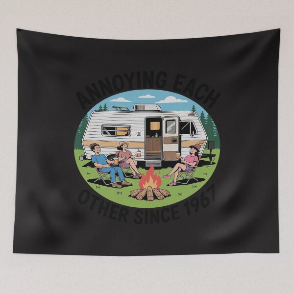 Item preview, Annoying Each Other Since 1967 Camping Couple Anniversary designed and sold by GaryBellcvbnb.